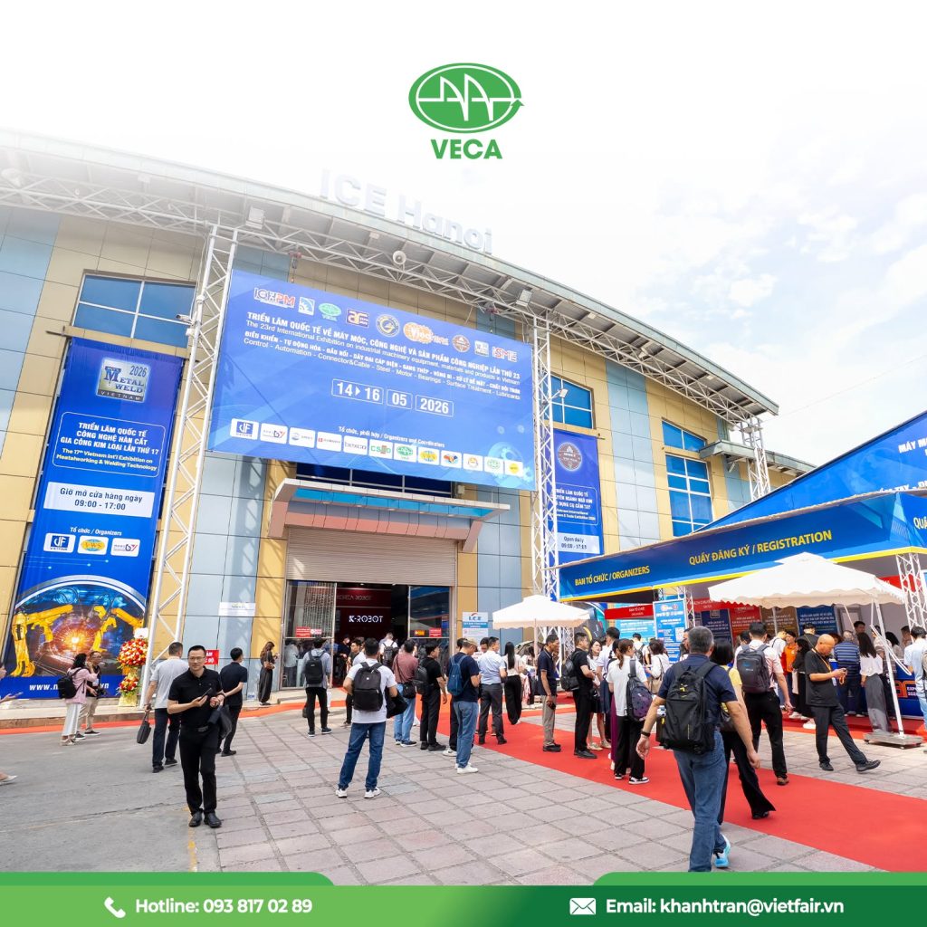Không khí sôi nổi tại ngày thứ 2 triển lãm VECA EXPO 2026.