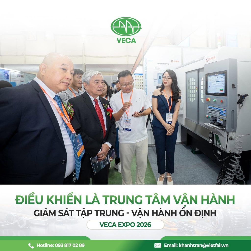 Triển lãm VECA EXPO 2026 giới thiệu các giải pháp tự động hóa sản xuất tiên tiến.