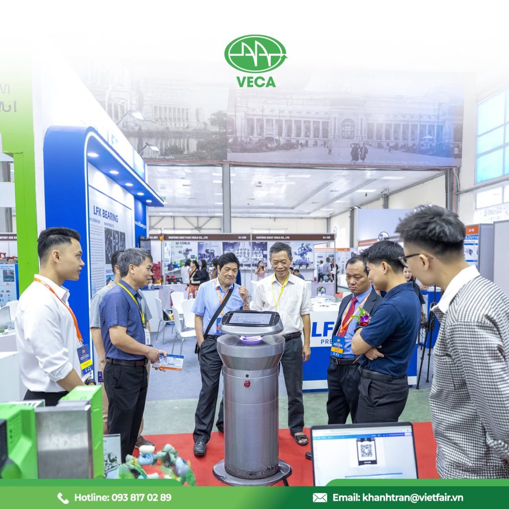 Công nghệ tự động hóa giúp giảm downtime trong sản xuất công nghiệp tại VECA EXPO 2026.